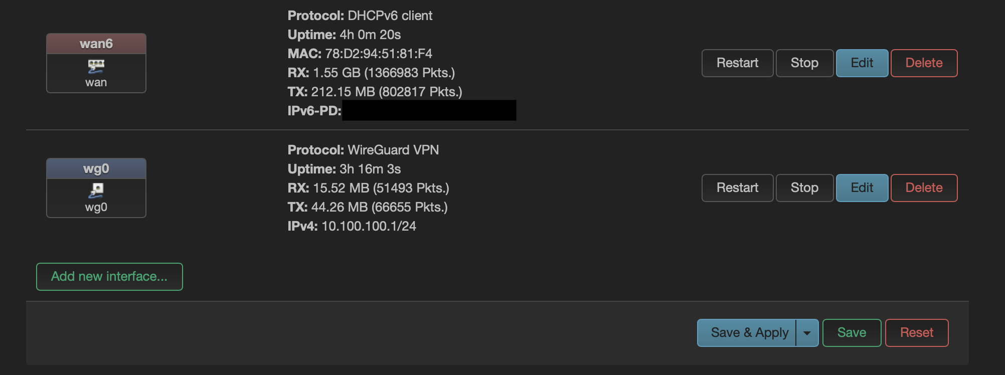 WireGuard Interface